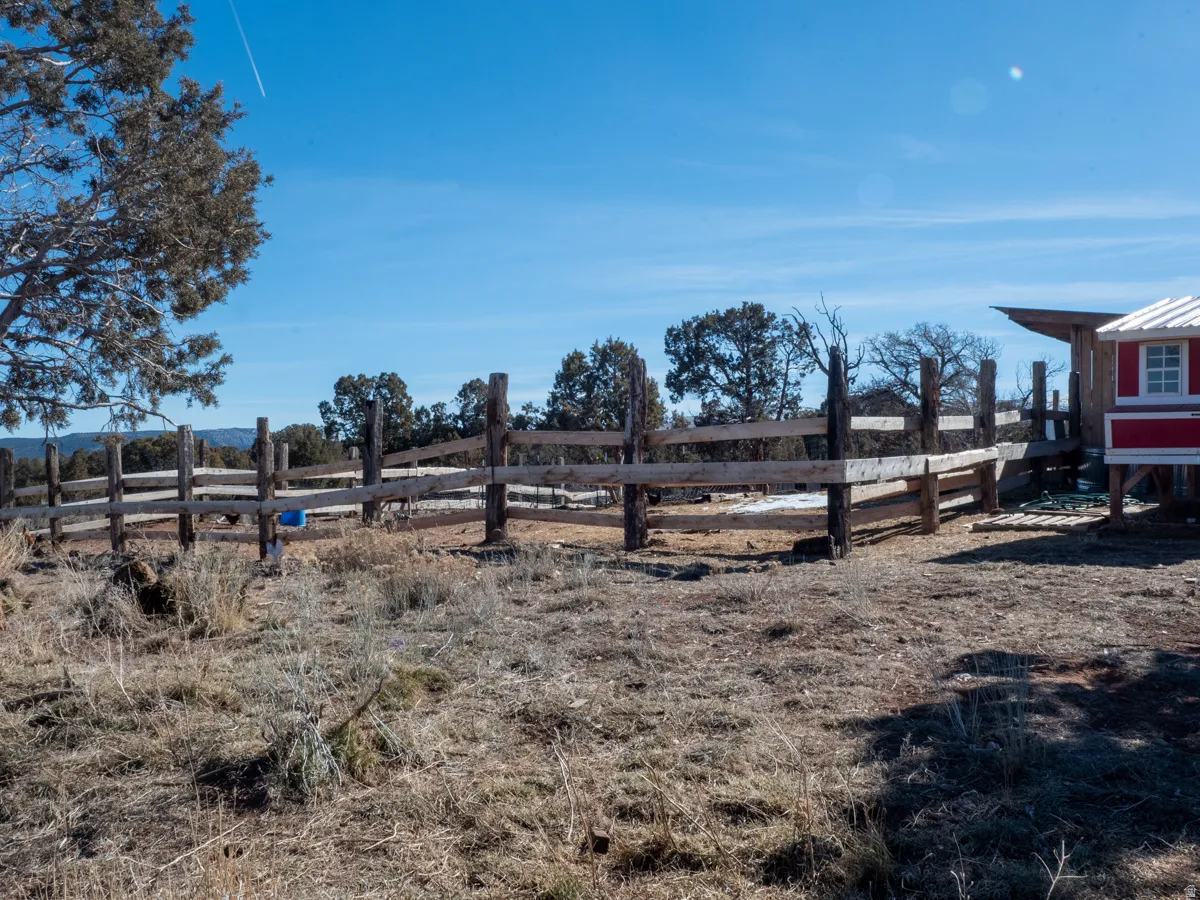 View of yard featuring a view of rural / pastoral area