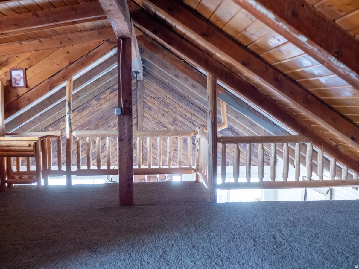 View of attic
