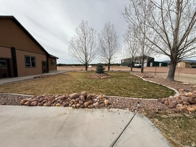View of green lawn