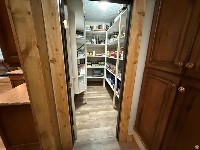 View of storage area