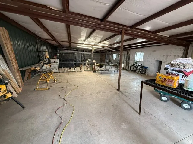 Miscellaneous room with a garage