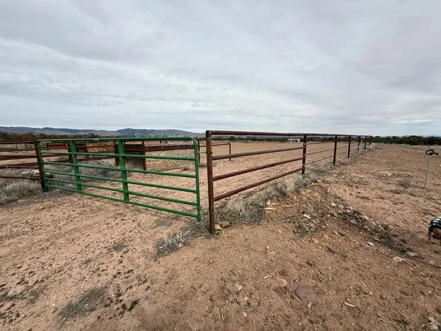 Gate featuring a view of countryside