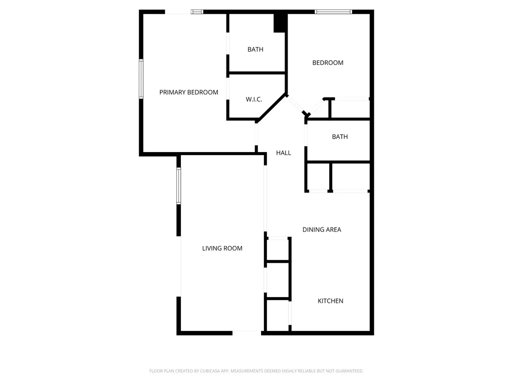 View of floor plan / room layout