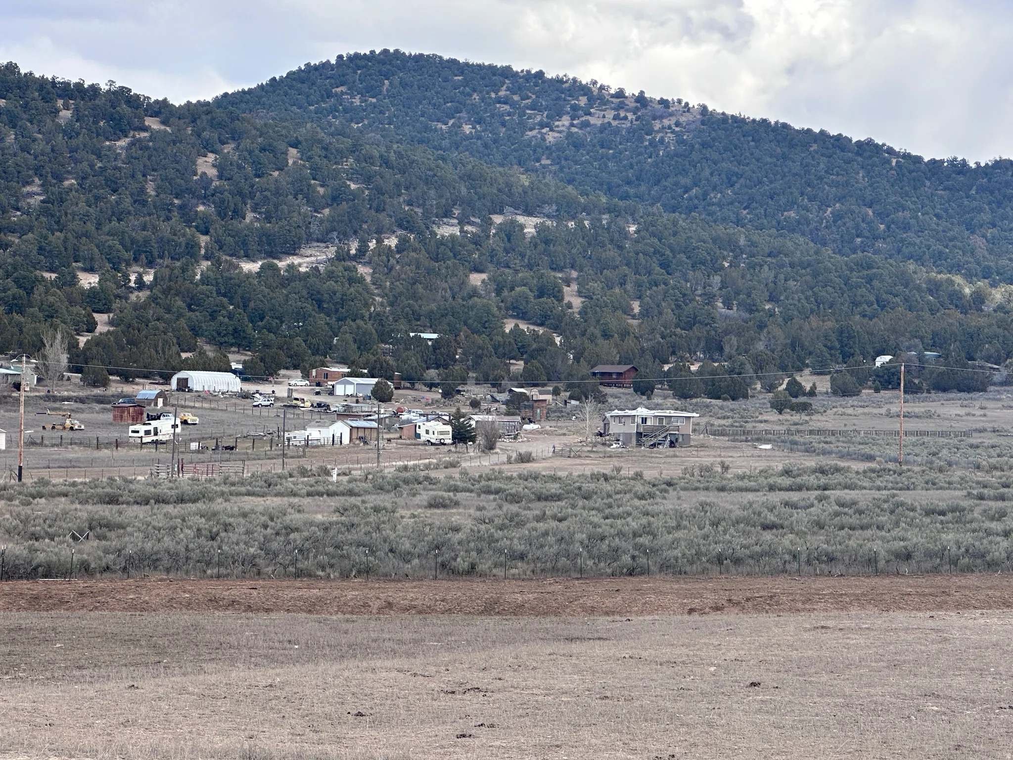 View of mountain backdrop