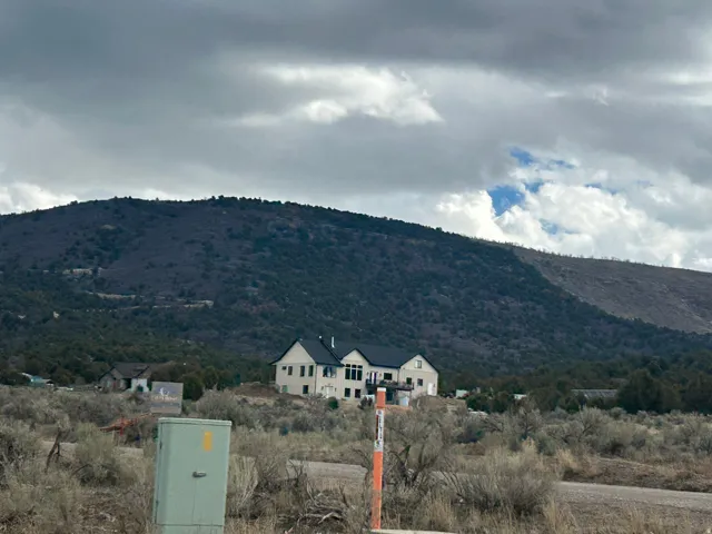 View of mountain backdrop