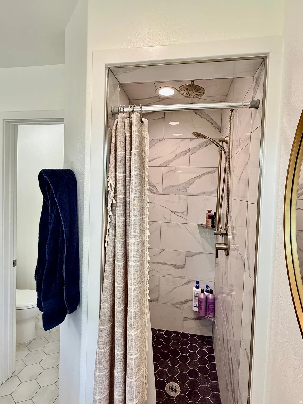 Master Bathroom upgraded shower.