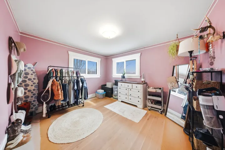 Bedroom featuring light wood finished floors