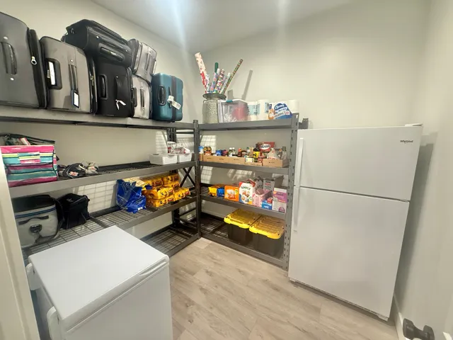 View of storage room