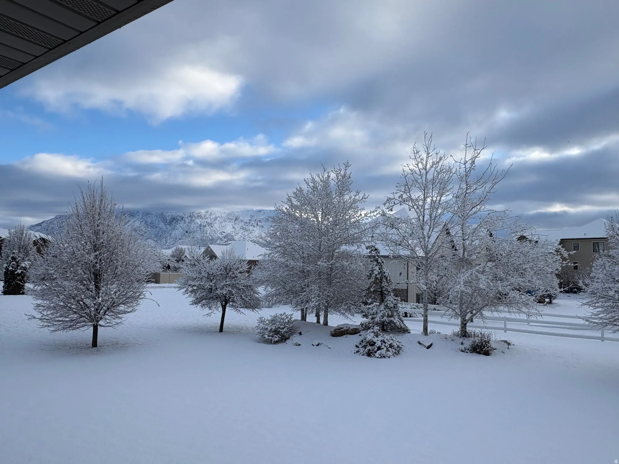 View of mountain backdrop
