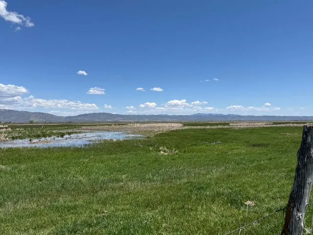 View of mountain background with a nearby body of water