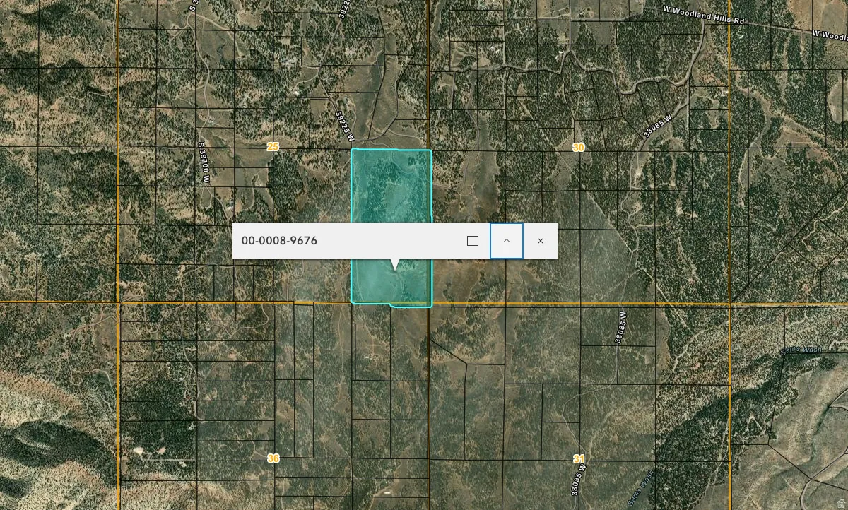 Map / location featuring property parcel outlined