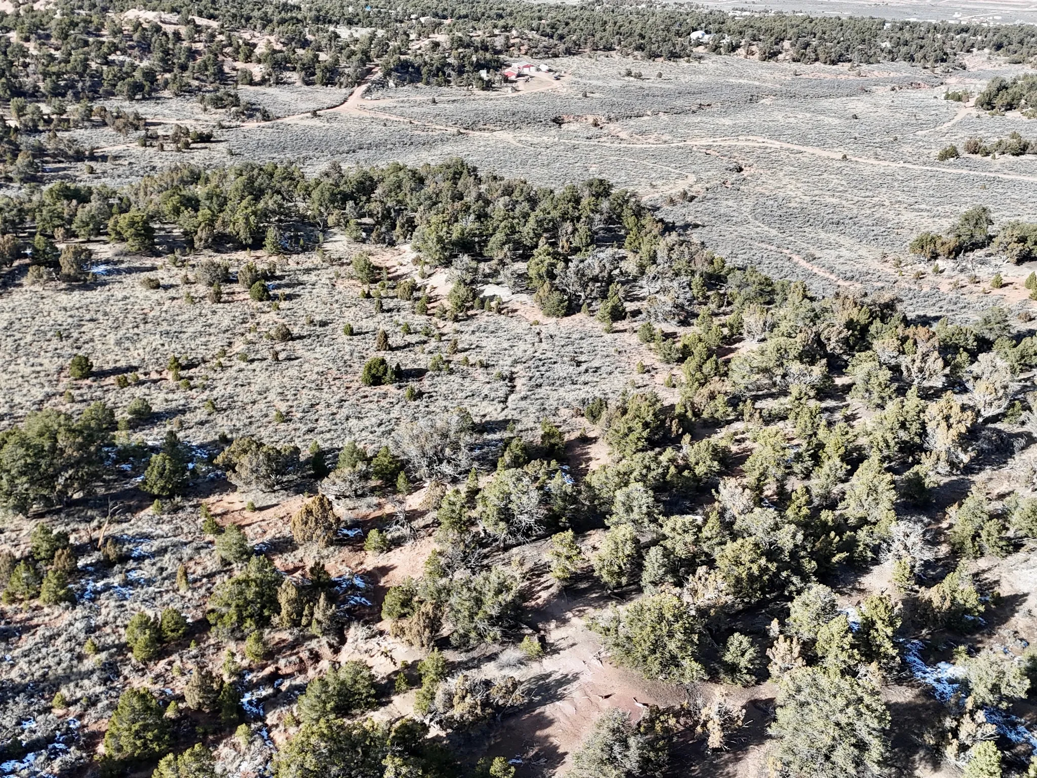 Aerial view of property's location