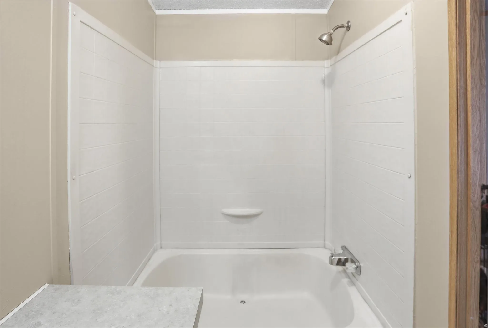 Full bathroom with bathtub / shower combination