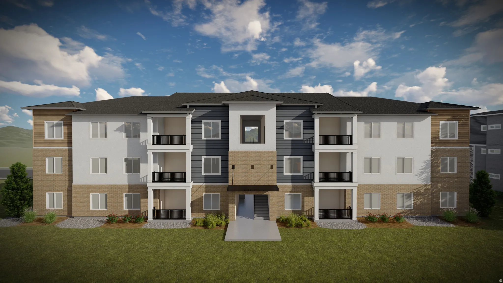 View of apartment building / complex
