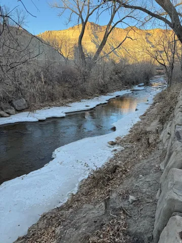 Water view with a mountain backdrop