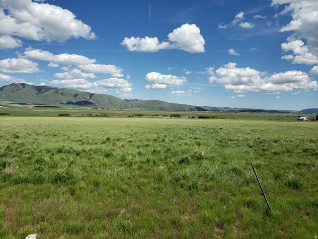 Mountain view with rural landscape