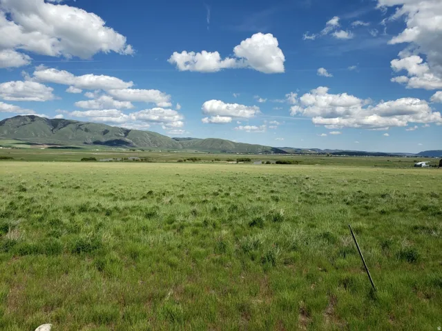 Mountain view with rural landscape