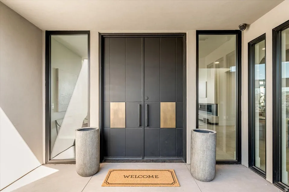 View of exterior entry