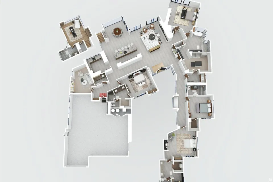 View of floor plan / room layout