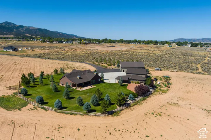 View of property location featuring rural landscape and a mountainous background