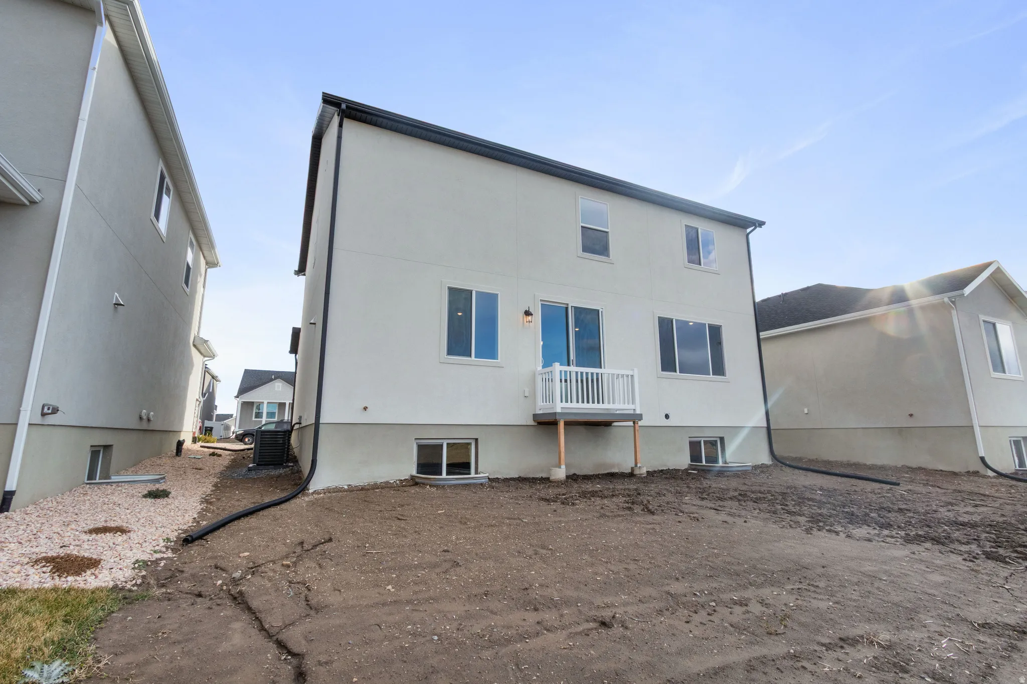 Rear view of property