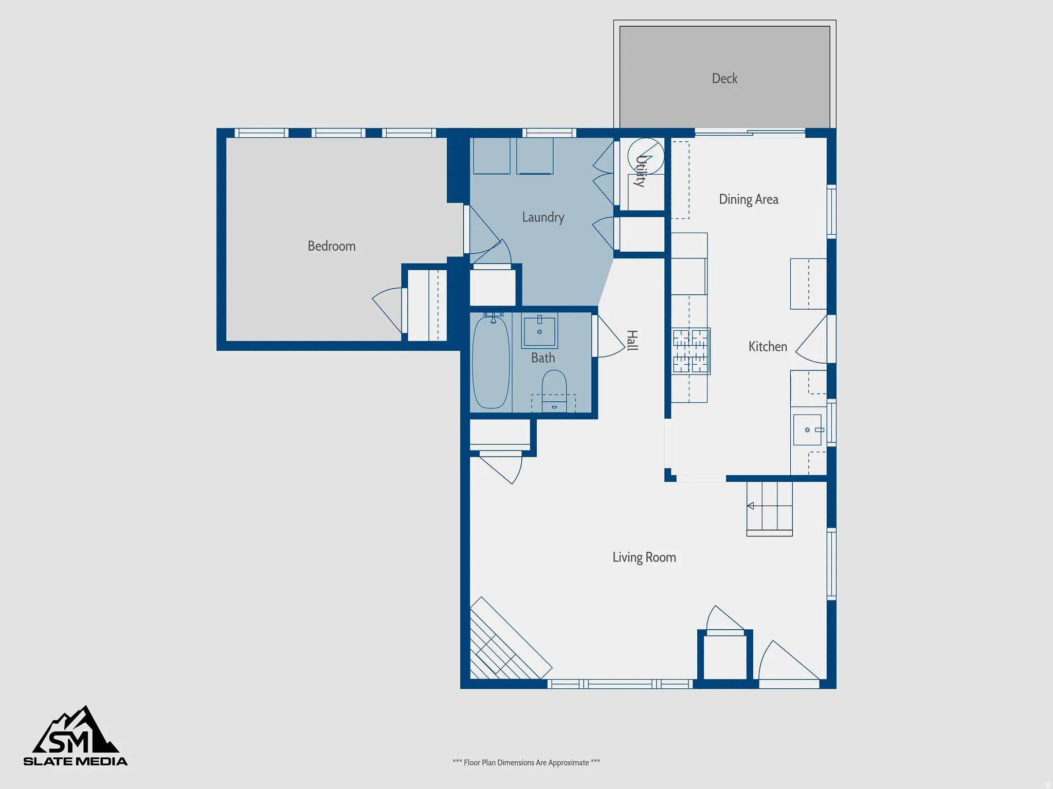 View of main level floor plan