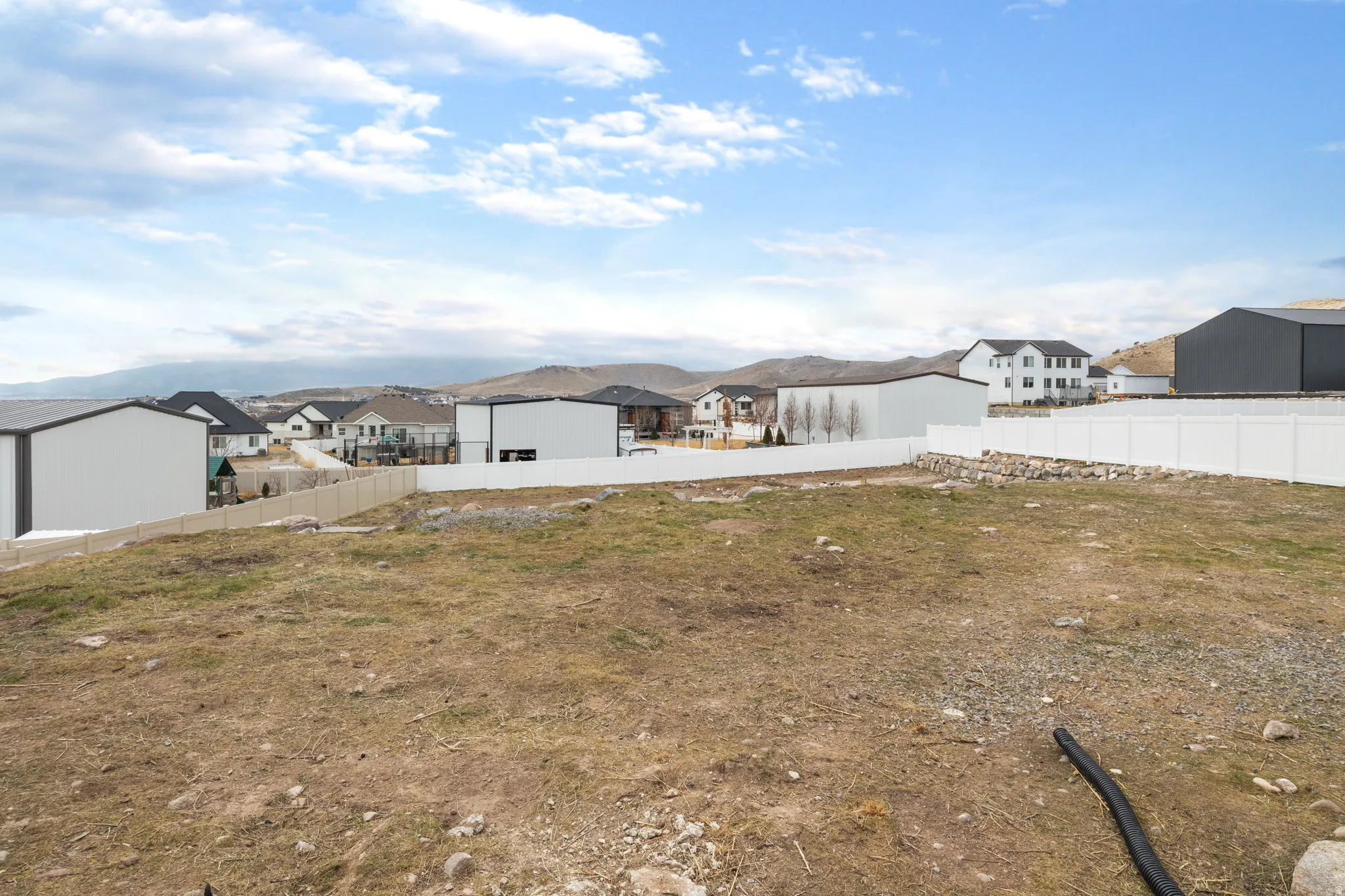 Back of house featuring a residential view