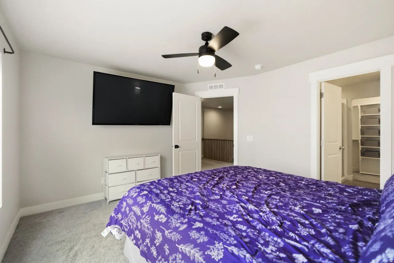 Large primary suite with walk in closet and beautiful primary ensuite