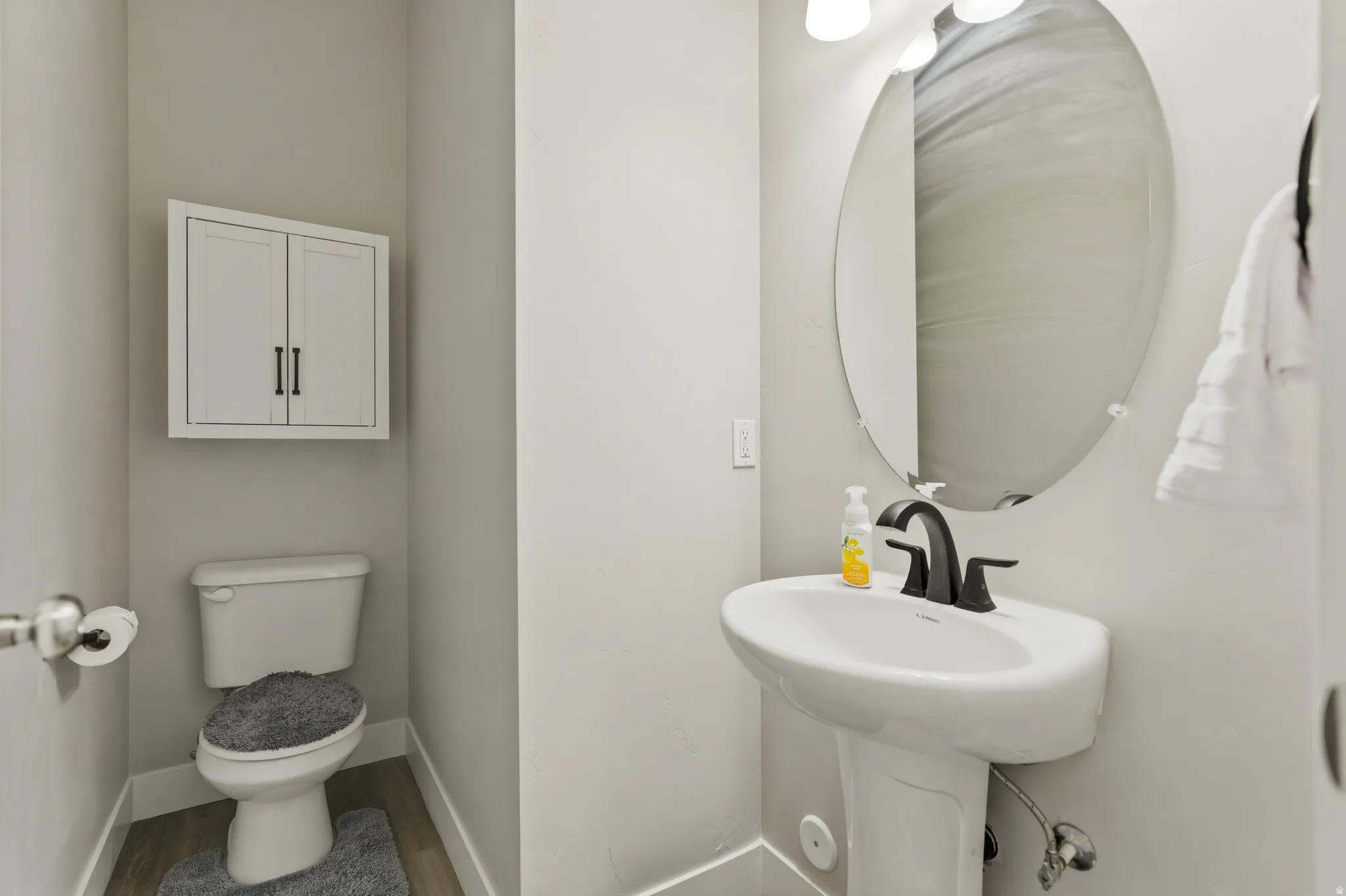 Main floor powder room