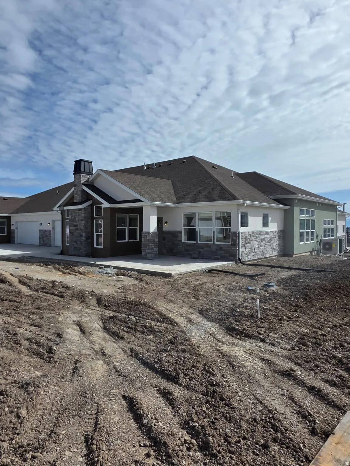 Finished exterior. Actual home may vary.