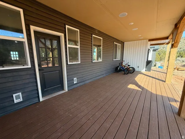 View of deck