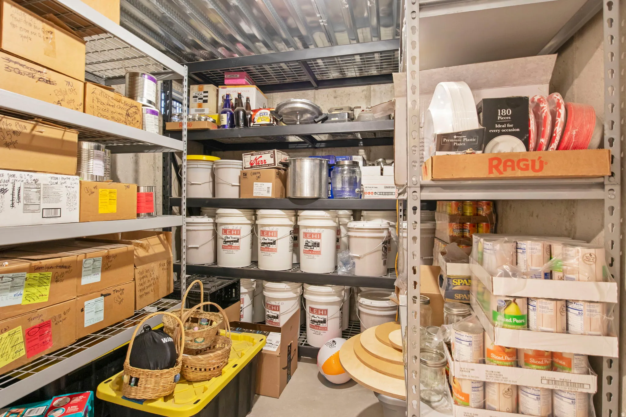 View of storage area