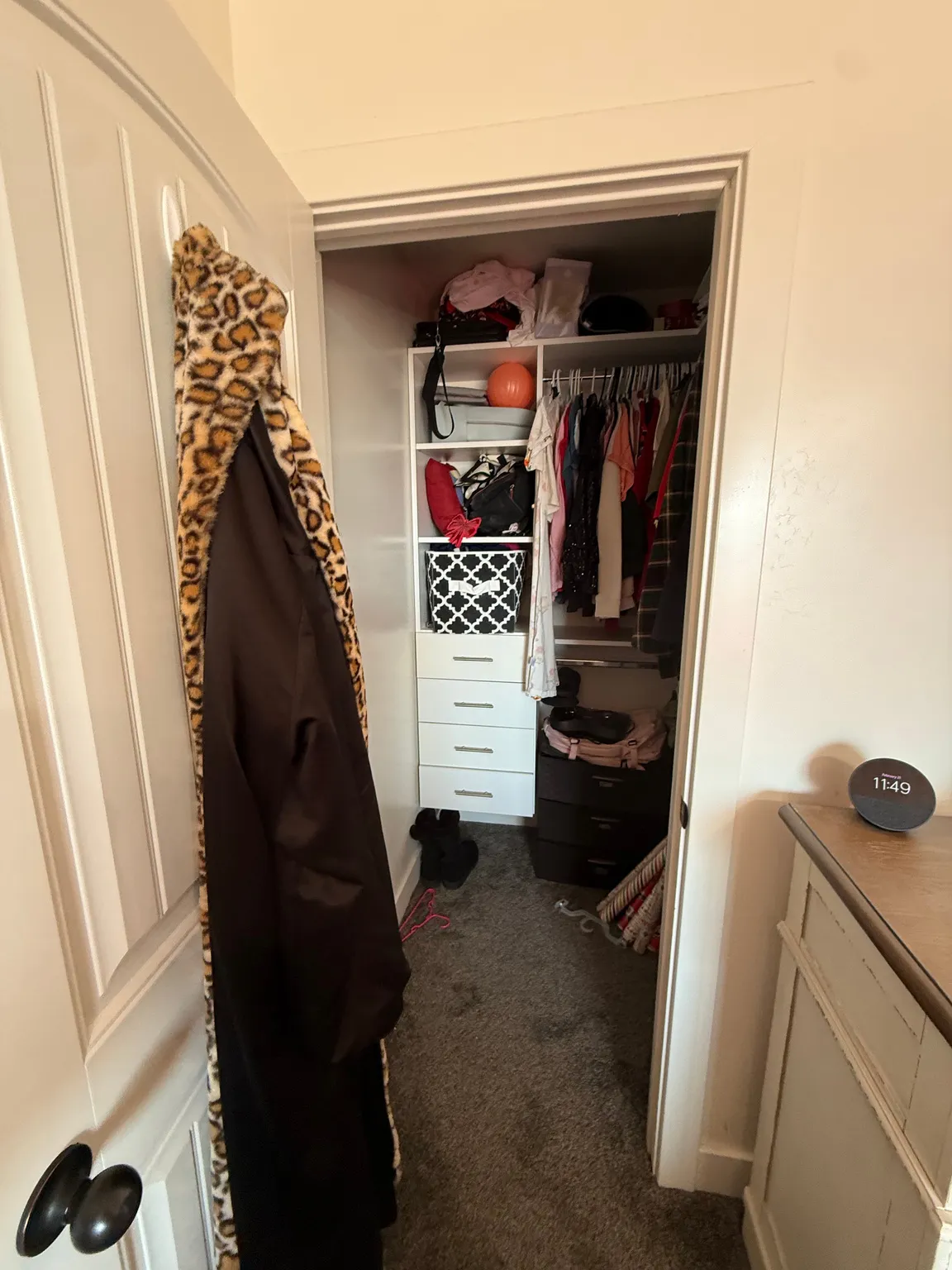 View of closet
