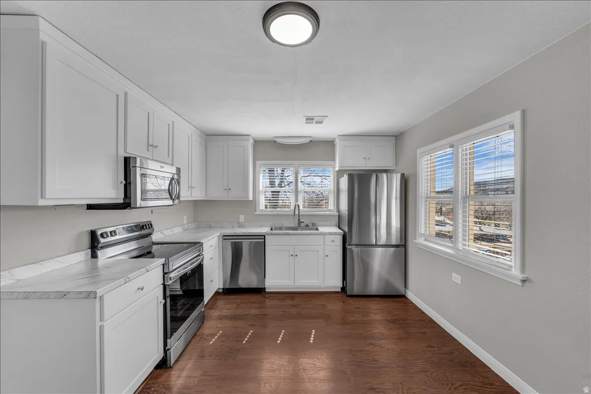 Upstairs unit kitchen