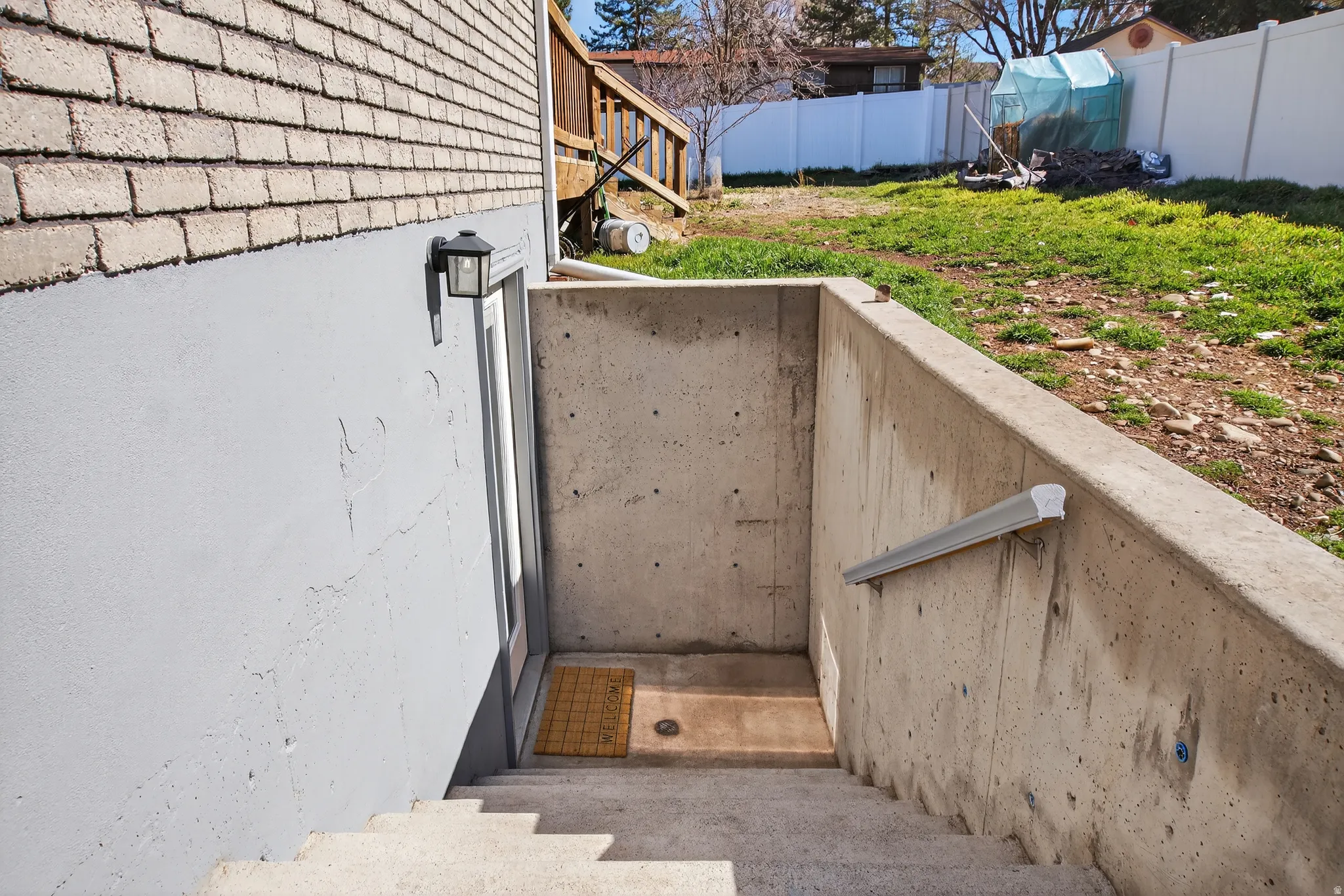 Basement entrance