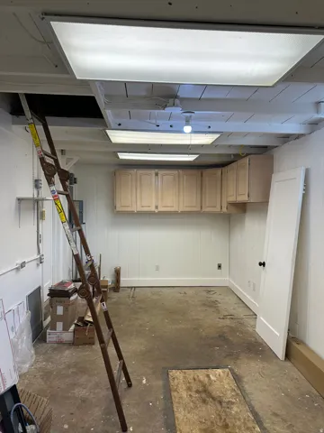 View of basement