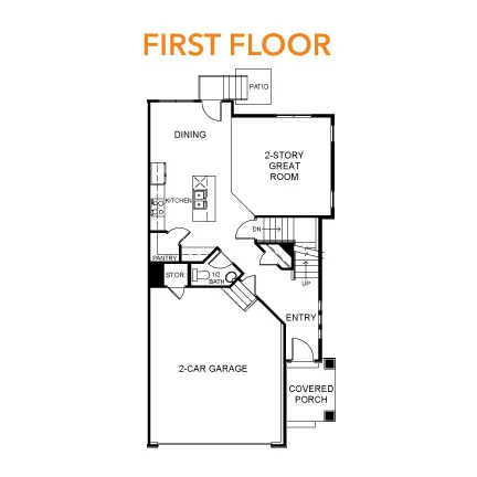 View of home floor plan