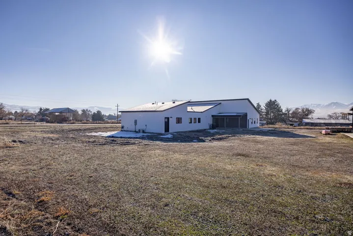 View of front of house with a mountain view
