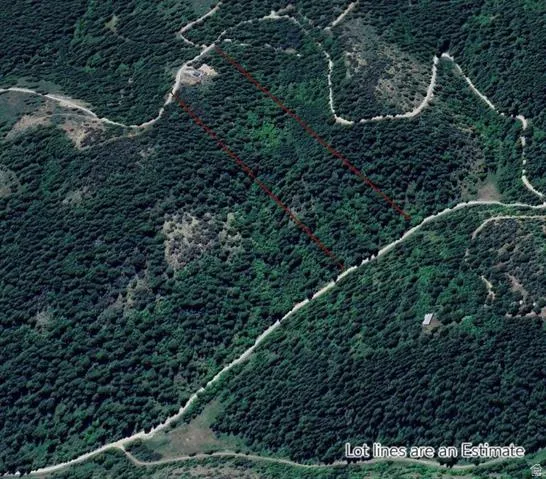 Map of property location with property parcel outlined