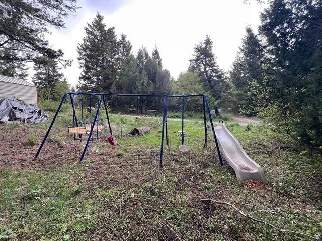View of jungle gym