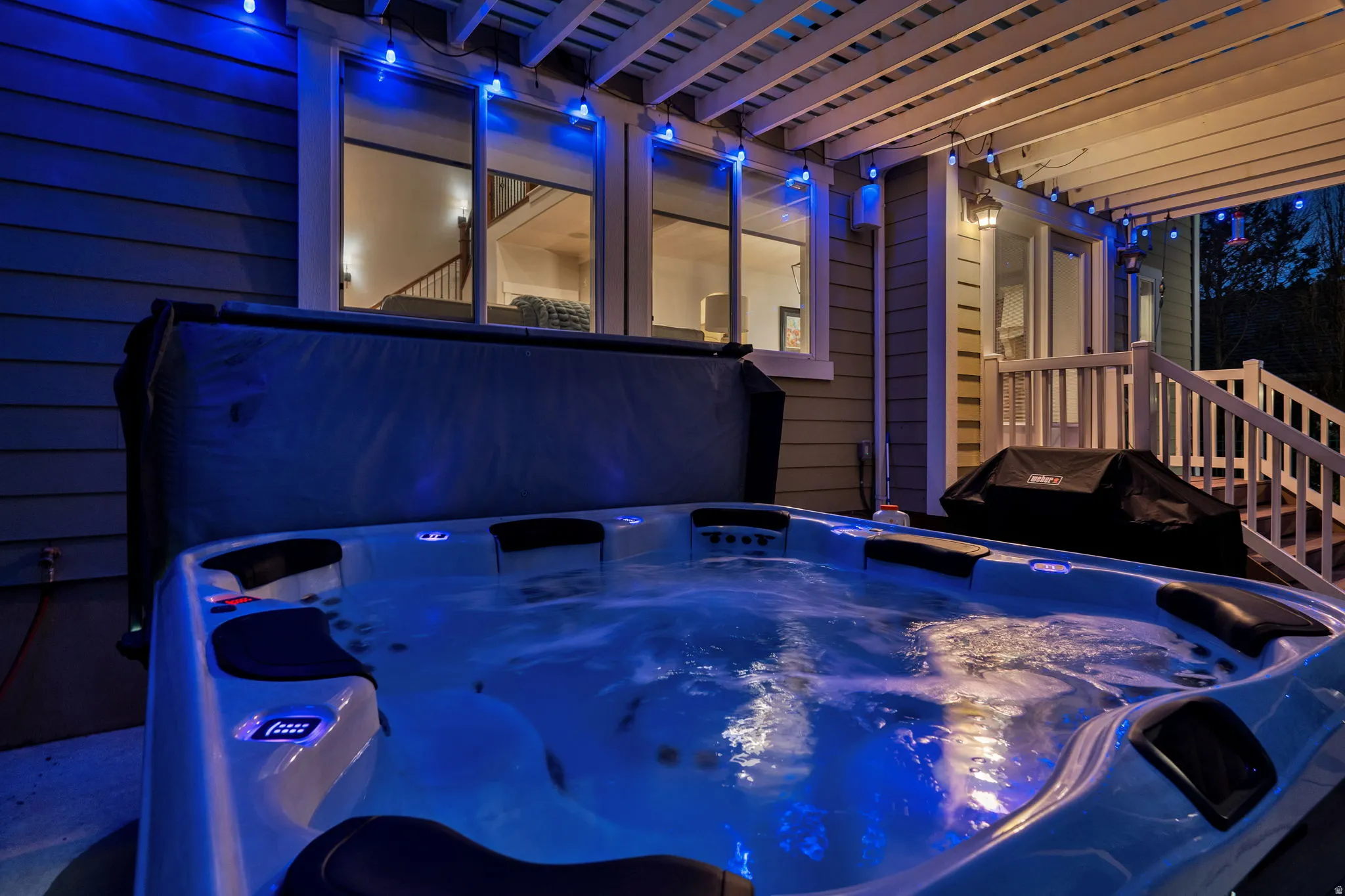 Hot Tub Twilight View