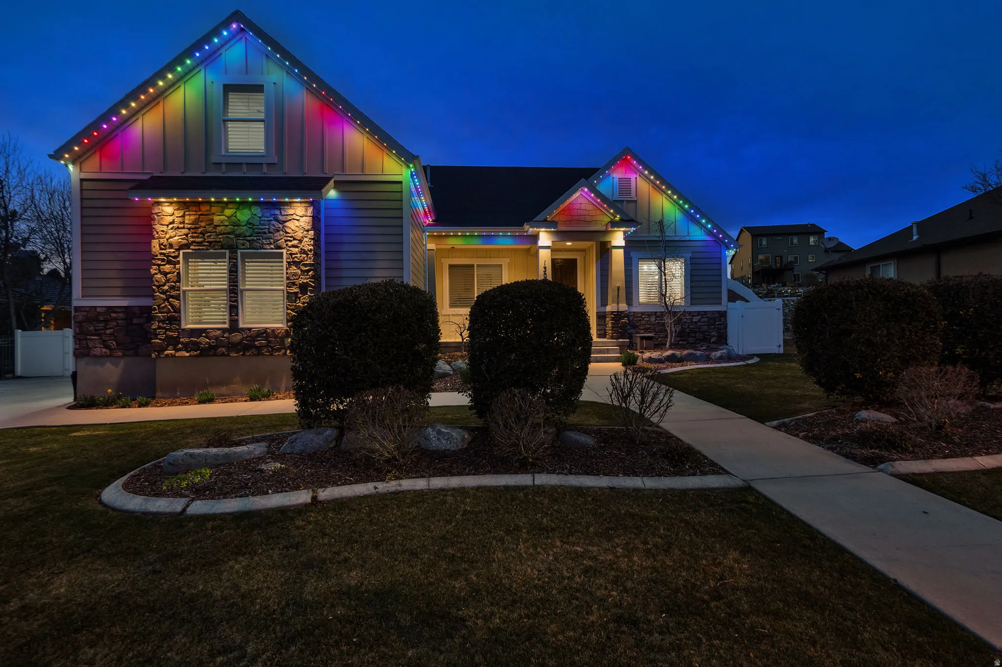 Front Twilight View