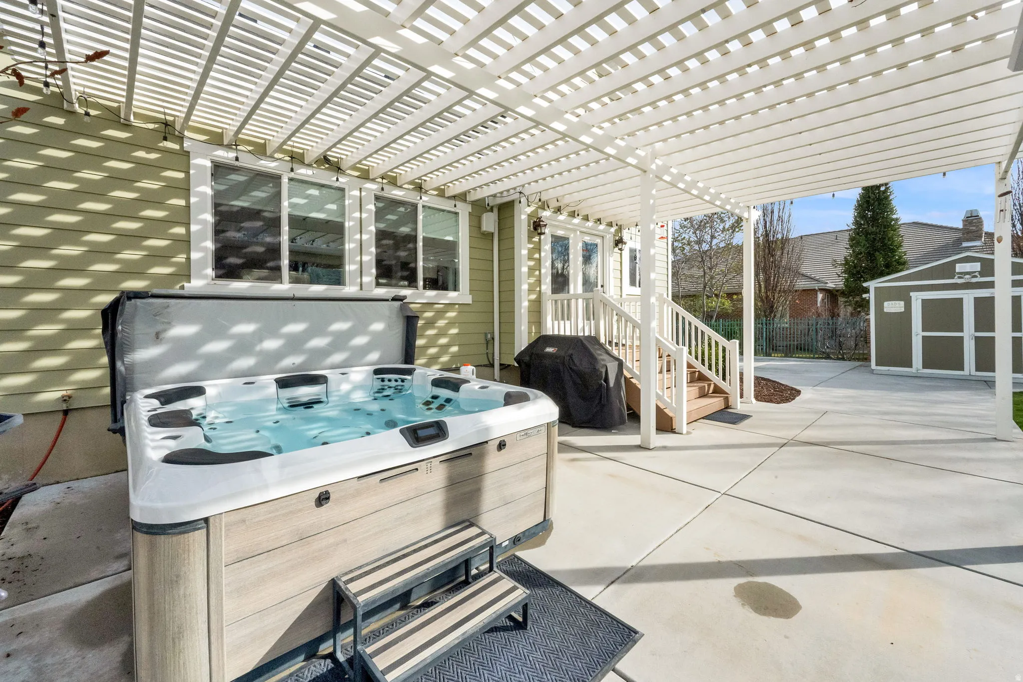 Patio & Hot Tub