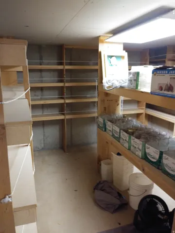 View of storage area