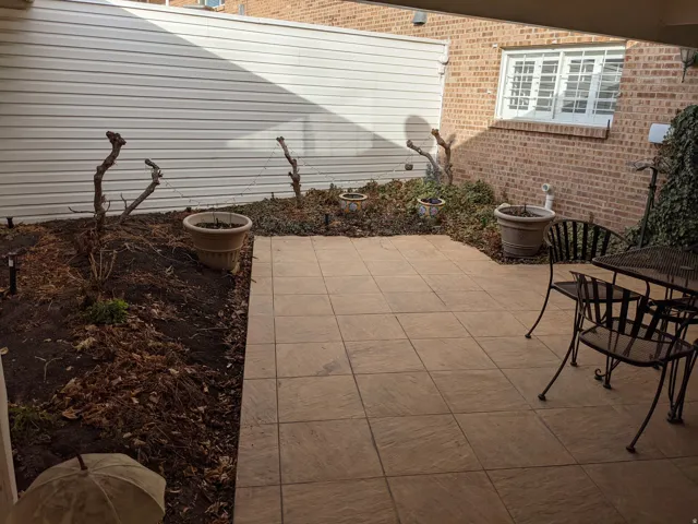 View of patio