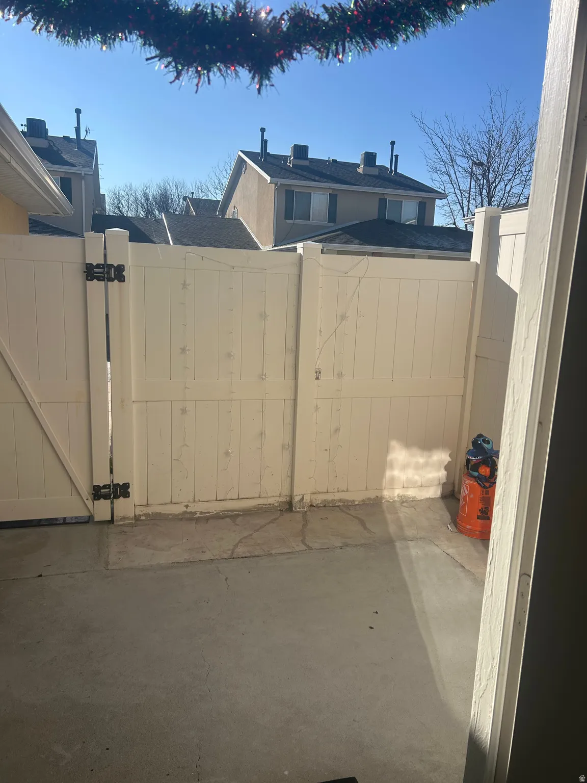 View of patio / terrace featuring a gate