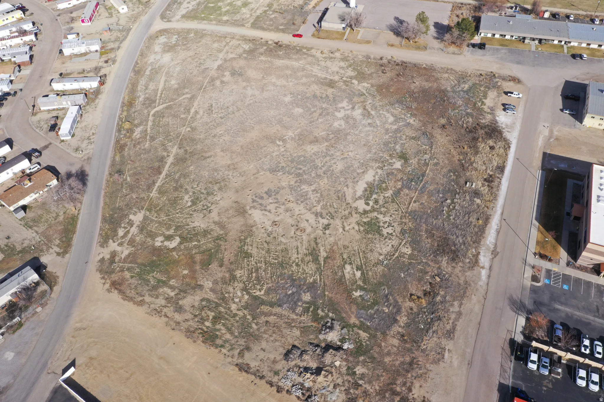 Aerial overview of property's location
