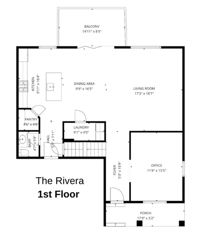 floor plan of First Floor.