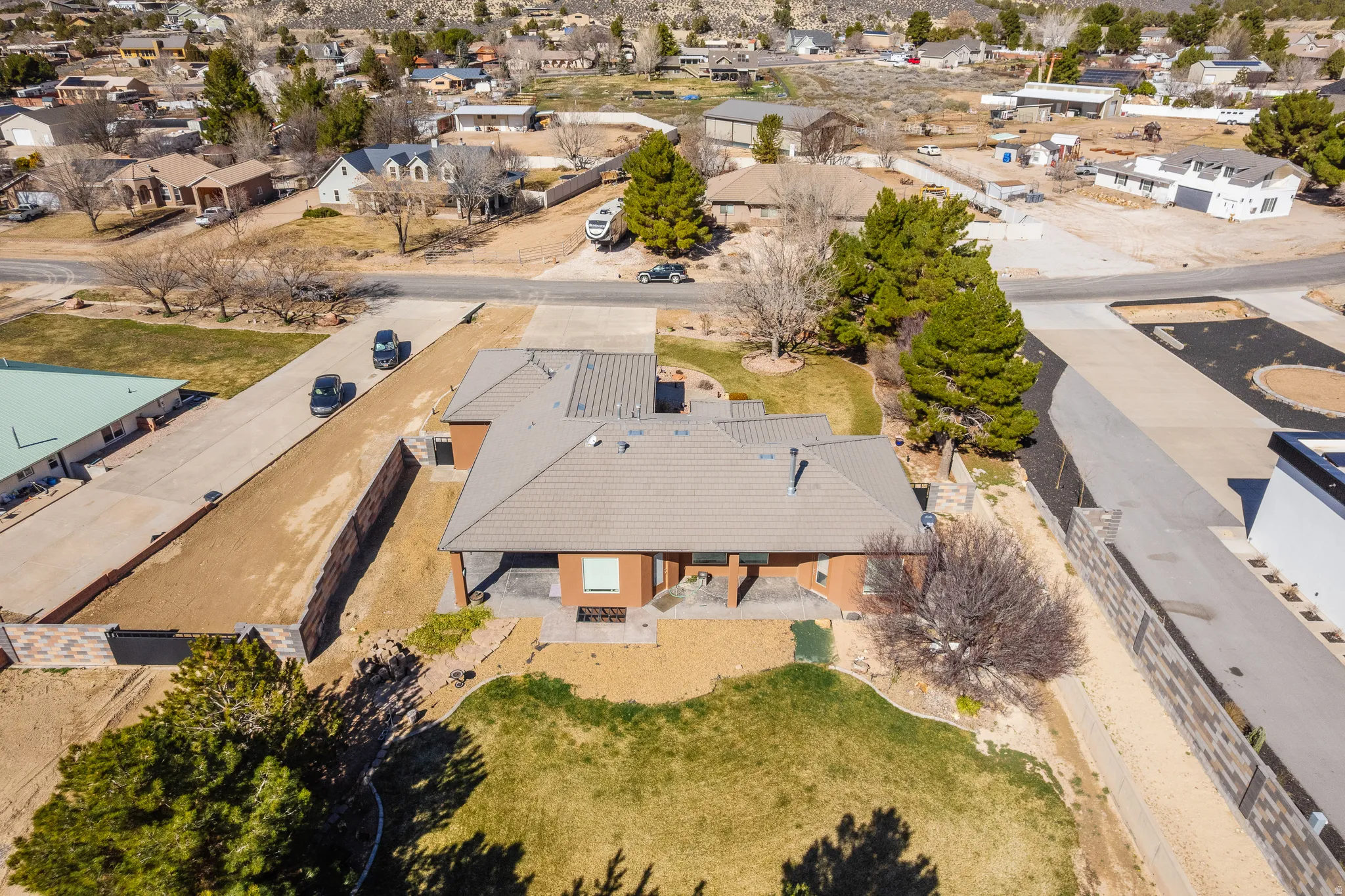 View of property location with nearby suburban area