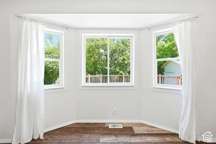 Bay windows looking N.